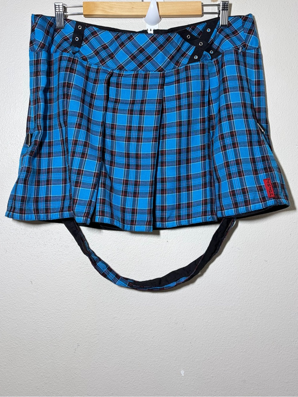 Tripp NYC Vintage Pleated Punk Suspender Skirt - Picture 2 of 9